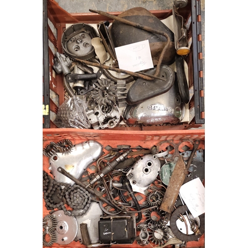 124 - A quantity of Triumph spares (2)