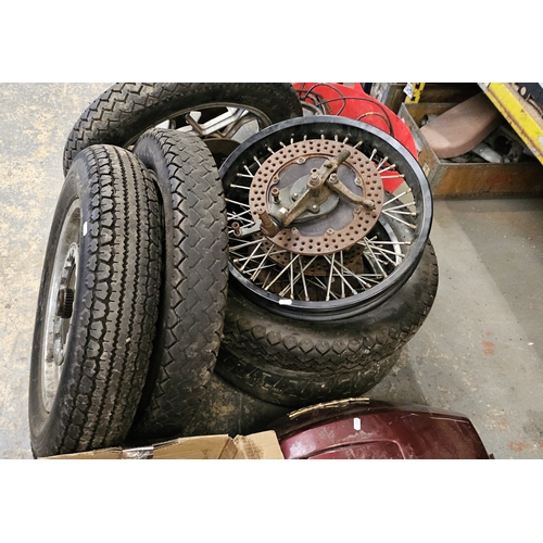 131 - Moto Guzzi V1000 G5, a large quantity of spares, basically two bikes, fully dismantled, NO FRAME or ... 