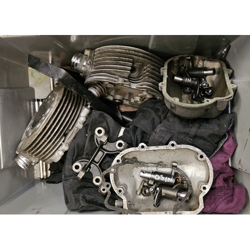 131 - Moto Guzzi V1000 G5, a large quantity of spares, basically two bikes, fully dismantled, NO FRAME or ... 