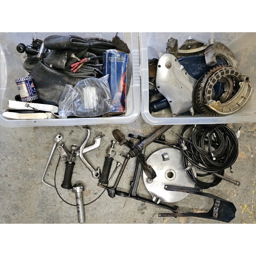 144 - A collection of Velocette Venom spares, NOS and used