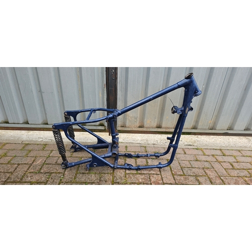 147 - A 1963 AJS 31CSR frame, number A 83895, with Owners Club Dating Certificate.