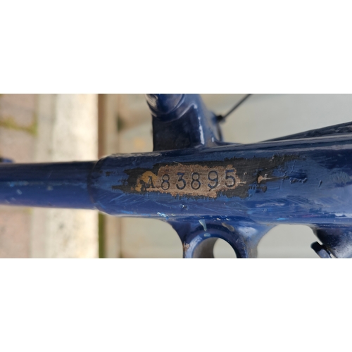 147 - A 1963 AJS 31CSR frame, number A 83895, with Owners Club Dating Certificate.