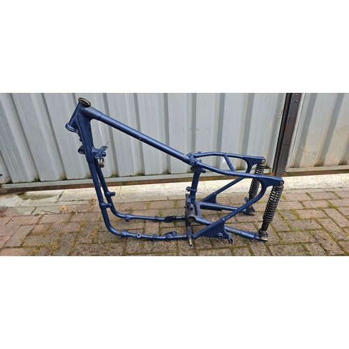 147 - A 1963 AJS 31CSR frame, number A 83895, with Owners Club Dating Certificate.