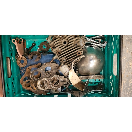 149 - A quantity of British motorcycle spares (4)