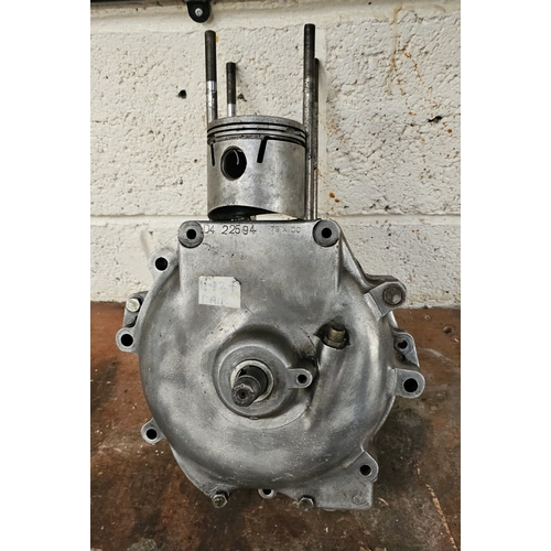 151 - A Norton ES2 bottom end, with crank, conrod and piston, D4 22594.