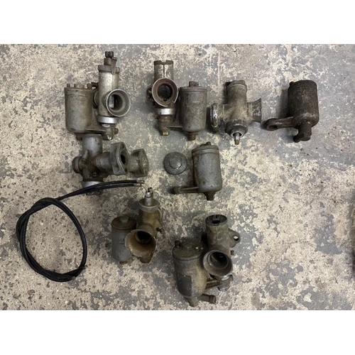 166 - A quantity of AMAL carburettors and parts