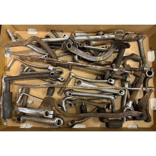 168 - A quantity of motorcycle levers and pedals