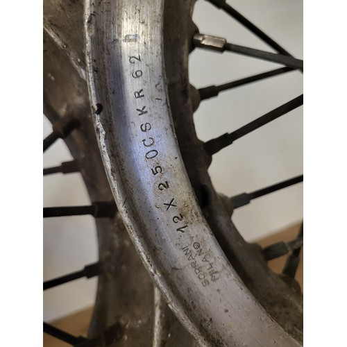 176 - A pair of 12 inch spoked 