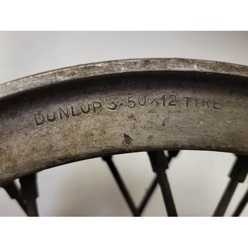 176 - A pair of 12 inch spoked 