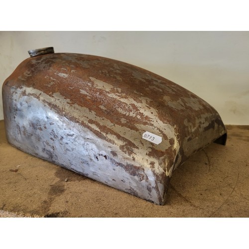 178 - Two steel motorcycle petrol tanks