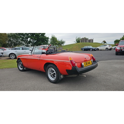 264 - 1976 MGB 1798cc. Registration number CIB 1146. VIN number GHN5 397442G. Engine number 48G733ER 78980... 