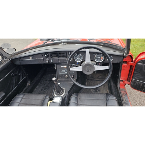 264 - 1976 MGB 1798cc. Registration number CIB 1146. VIN number GHN5 397442G. Engine number 48G733ER 78980... 