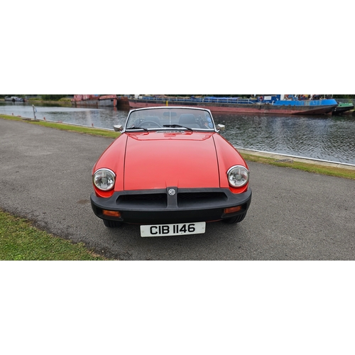 264 - 1976 MGB 1798cc. Registration number CIB 1146. VIN number GHN5 397442G. Engine number 48G733ER 78980... 