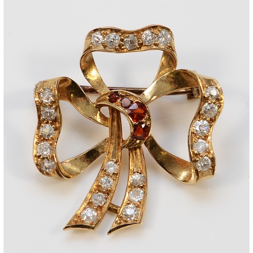 【新品】MAISON GUILLEMETTE BROOCH RIBBON Vintage Coro Bow Brooch, Rare Signed Coro 1940's Goldtone