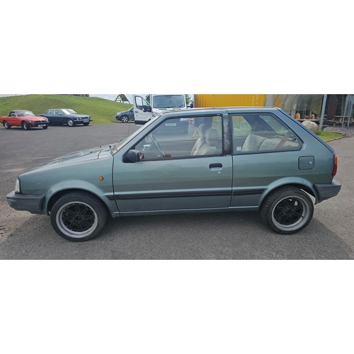 266 - 1988 Nissan Micra GSX automatic, 988cc. Registration number F95 SBV. VIN number JN1000K10U0473787. E... 