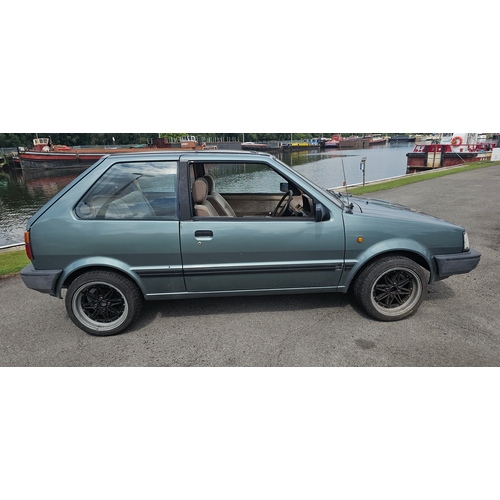 266 - 1988 Nissan Micra GSX automatic, 988cc. Registration number F95 SBV. VIN number JN1000K10U0473787. E... 