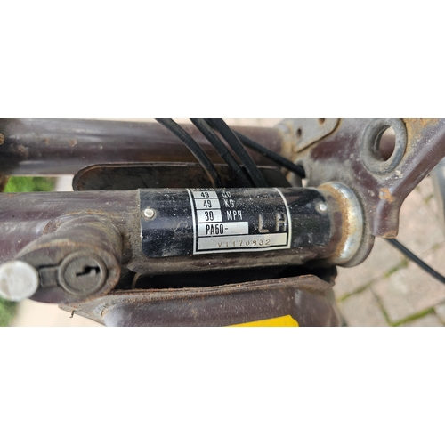343 - 1981 Honda Camino DX 49cc. Registration number CEE 285X. Frame number V1170832. Engine number not fo... 