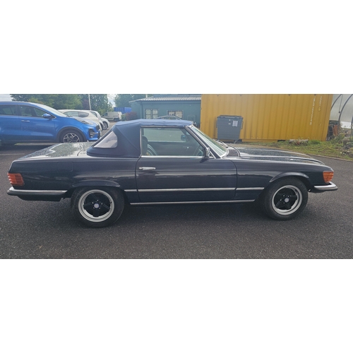 269 - 1980 Mercedes Benz 350 SL automatic R107, 3,499cc. Registration number LIL 5850. VIN number WDB107 0... 