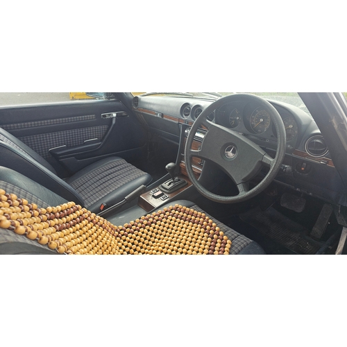 269 - 1980 Mercedes Benz 350 SL automatic R107, 3,499cc. Registration number LIL 5850. VIN number WDB107 0... 