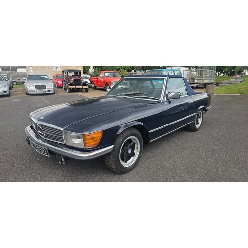 269 - 1980 Mercedes Benz 350 SL automatic R107, 3,499cc. Registration number LIL 5850. VIN number WDB107 0... 