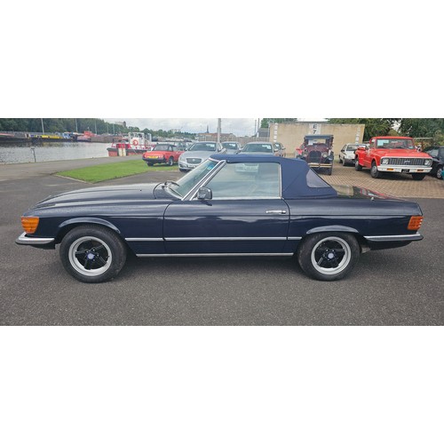 269 - 1980 Mercedes Benz 350 SL automatic R107, 3,499cc. Registration number LIL 5850. VIN number WDB107 0... 