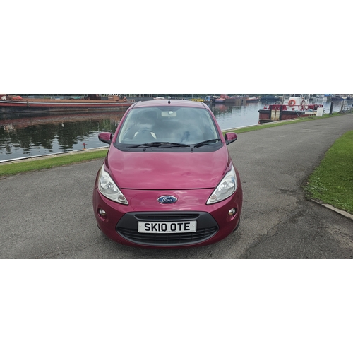 270 - 2010 Ford KA Zetec, 1242cc. Registration number SK10 OTE. VIN number WFOUXXLTRUAL51535. Engine numbe... 