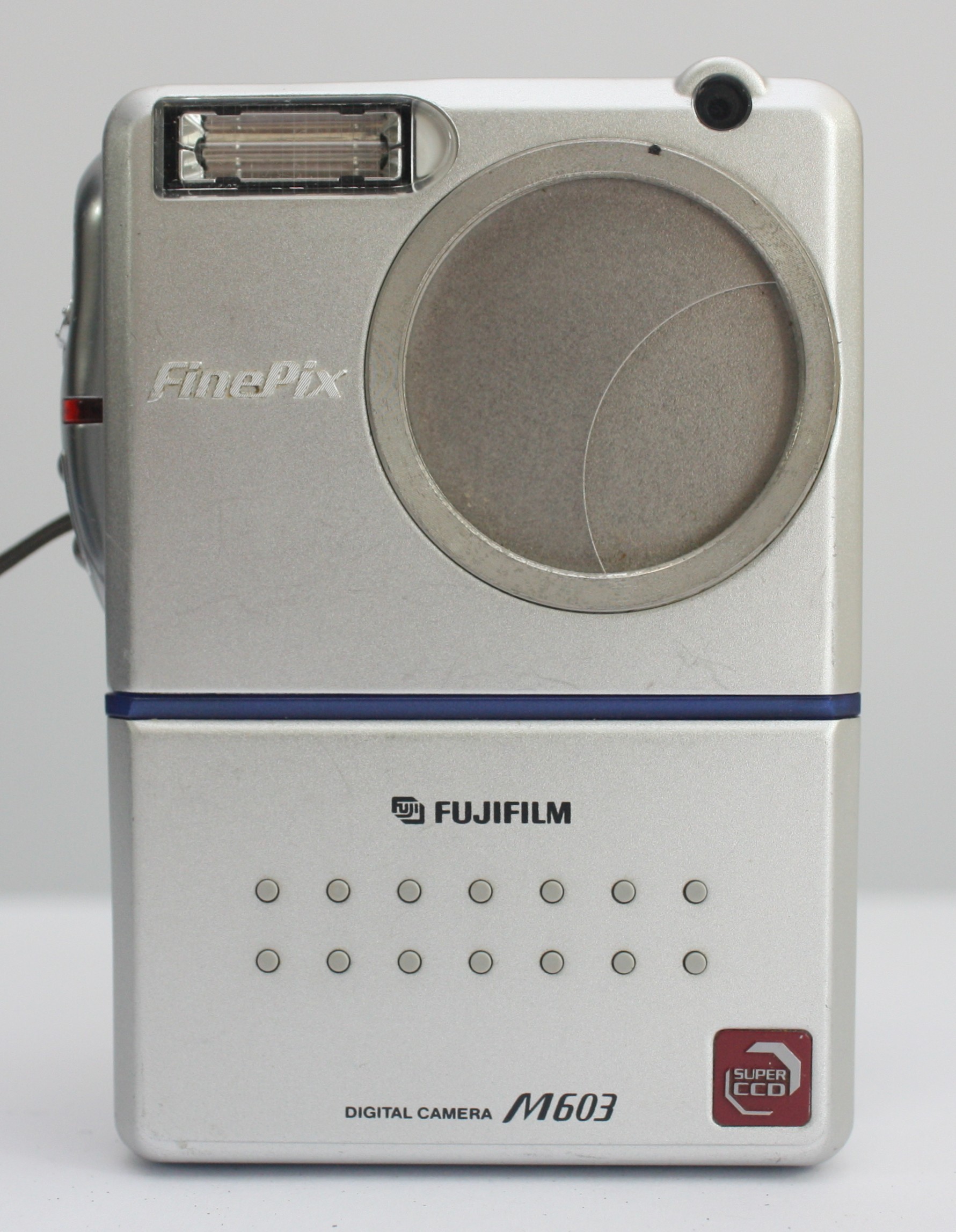 A Fujifilm Finepix M603 digital camera.
