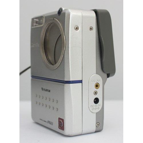 A Fujifilm Finepix M603 digital camera.