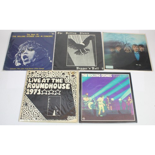 145 - A collection of 5 The Rolling Stones vinyl LP’s including, Live at the Roundhouse 1971, catalogue nu... 