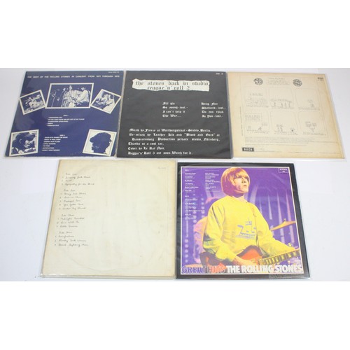 145 - A collection of 5 The Rolling Stones vinyl LP’s including, Live at the Roundhouse 1971, catalogue nu... 