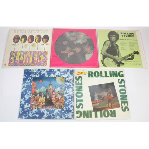 148 - A collection of 5 The Rolling Stones vinyl LP’s including, Their satanic majesties request, catalogu... 