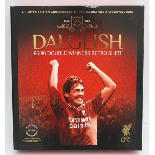 172 - A limited edition anniversary Liverpool Football Club shirt, in celebration of Kenny Daglish and the... 