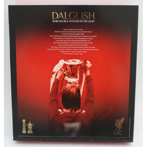 172 - A limited edition anniversary Liverpool Football Club shirt, in celebration of Kenny Daglish and the... 
