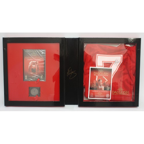 172 - A limited edition anniversary Liverpool Football Club shirt, in celebration of Kenny Daglish and the... 