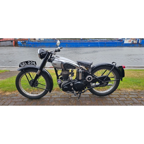 487 - 1949 BSA C10, 249cc. Registration number GSL 204 (non transferrable). Frame number ZC10 76826. Engin... 