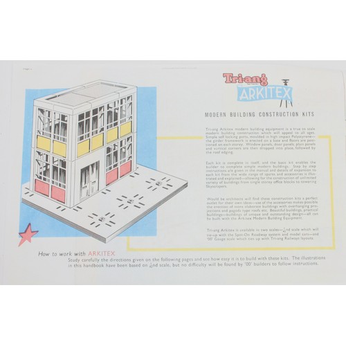 Tri-ang Arkitex, a quantity of building equipment