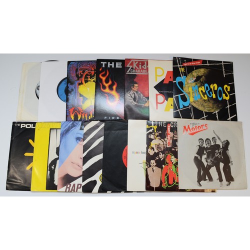 A selection of 15 punk and new wave vinyl singles including artists ...