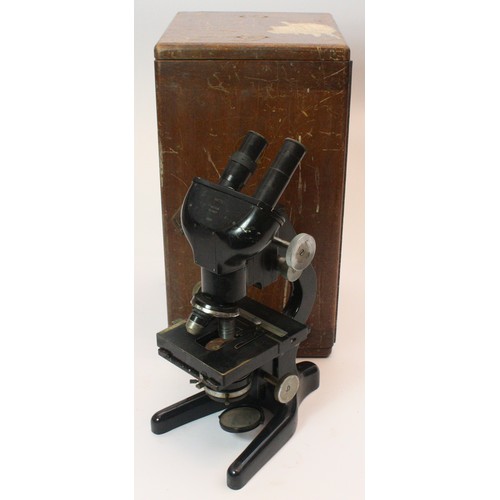 Watson, Barnet, a black microscope with case