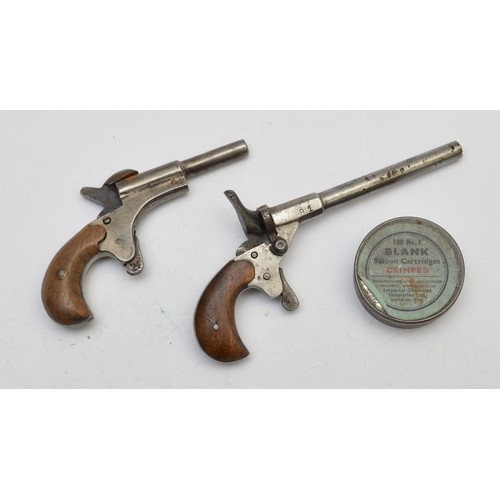 Two late 19th century blank firing pistols, to include 'Fritum ...