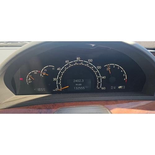 1999 Mercedes Benz S500L W220 automatic, 4996cc. Registration number ...