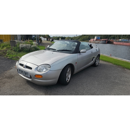 458 - 1997 MGF, 1796 cc. Registration number R589 BKV.
Sold with the green new keepers slip.
Mileage 88,89... 