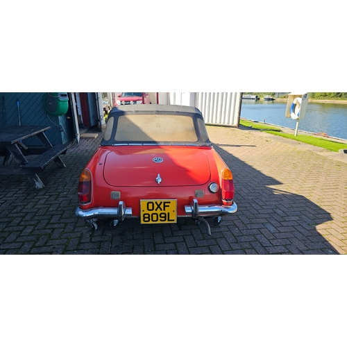 461 - 1972 MG Midget, 1275cc, project. Registration number OXF 809L. Chassis number GAN5 121551 G. Engine ... 
