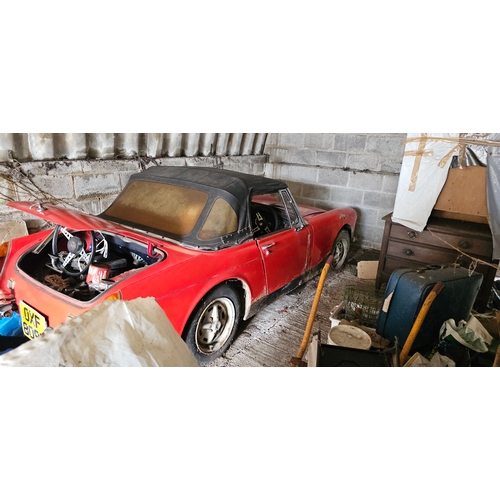 461 - 1972 MG Midget, 1275cc, project. Registration number OXF 809L. Chassis number GAN5 121551 G. Engine ... 