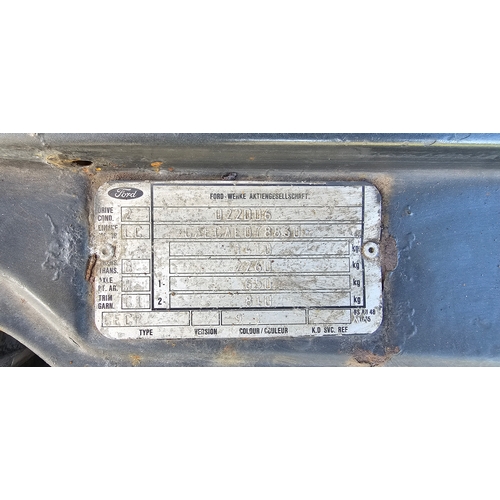 460 - 1980 Ford Capri 1.6 GL, 1593cc. Registration number XCM 807W. VIN number GAECAE078830. Engine number... 