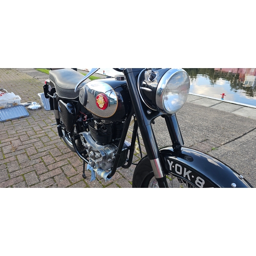 1959 BSA A10 Golden Flash, project, 650cc. Registration number YOK 845 ...