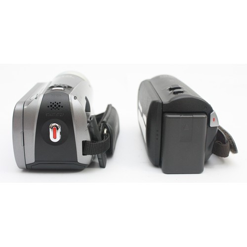 A Panasonic HC-V270 full HD film camera with soft case, with a Canon ...