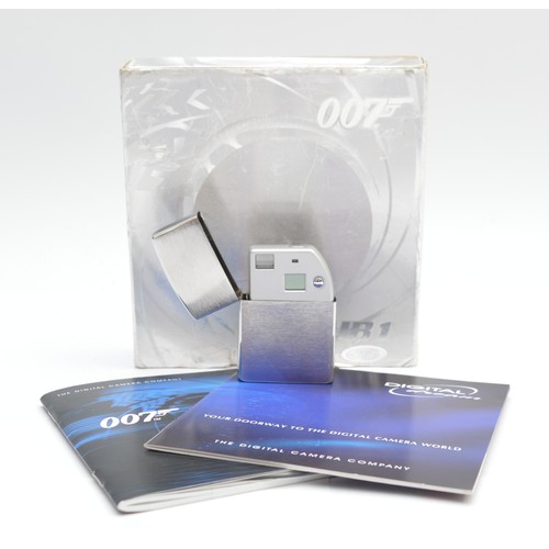 A James Bond JB1 007 digital spy camera, in the form of a Zippo lighter ...