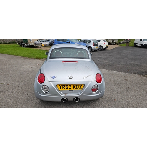 453 - 2003 Daihatsu Copen Coupe, 659cc. Registration number YR53 KDZ. VIN number JDAL880K001000346.
Sold w... 