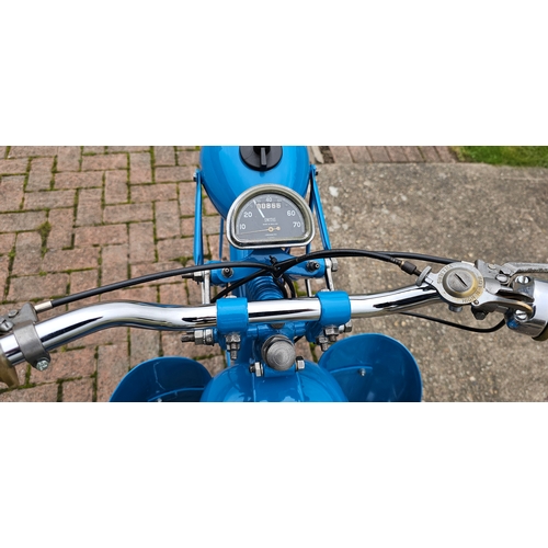 1950 James Comet RAF replica, 98cc. Registration number WXS 306