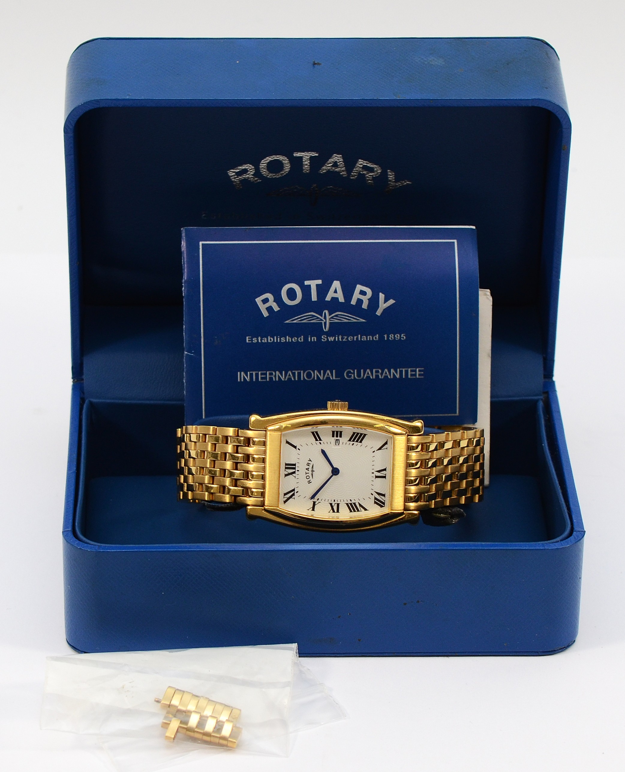Rotary, a gold plated quartz gentleman's wristwatch, ref 10633 ...